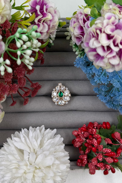Lohita Moissanite Ring (Adjustable)