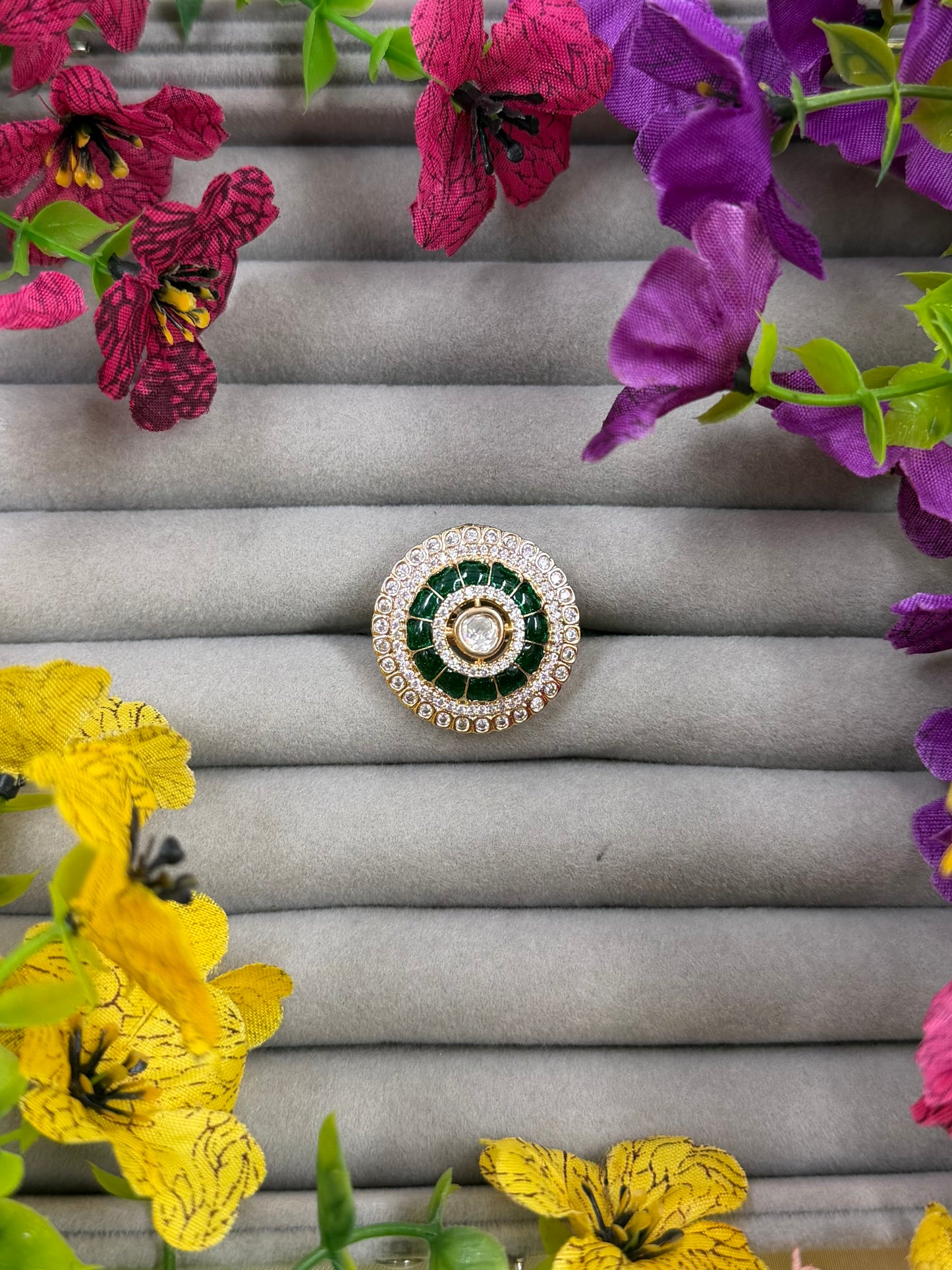 Vedika Moissanite Ring