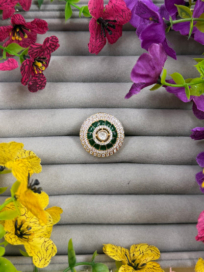 Vedika Moissanite Ring