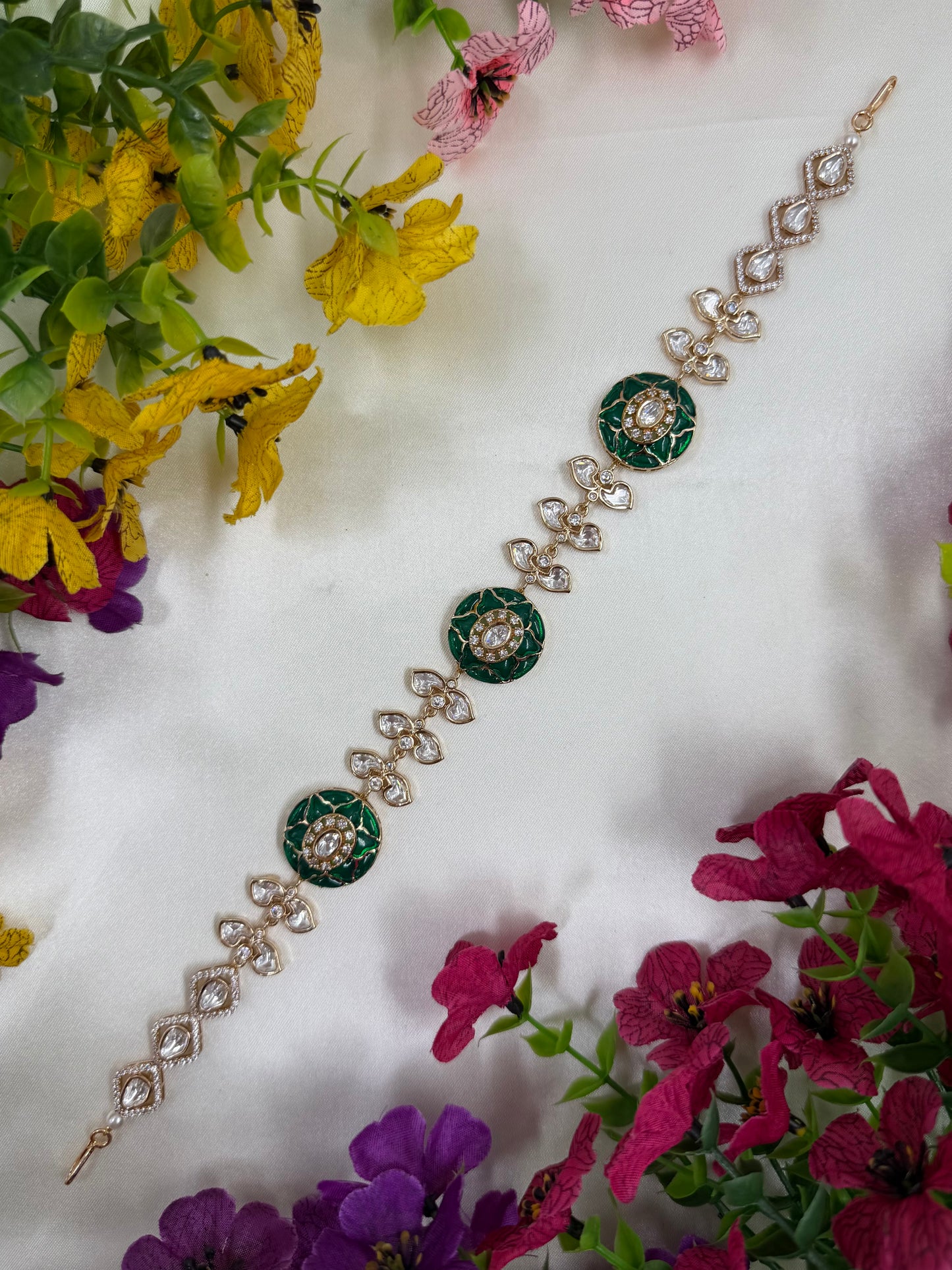 Aalia Moissanite Sheesh Patti