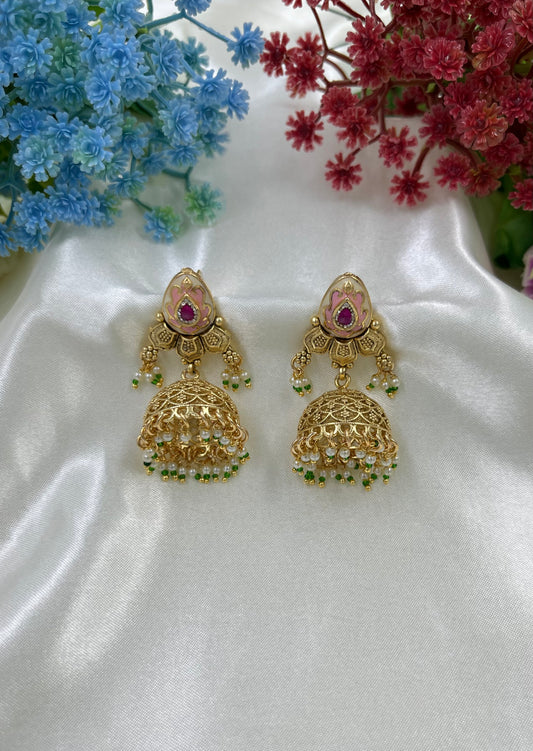 Charvi Brass Jhumka