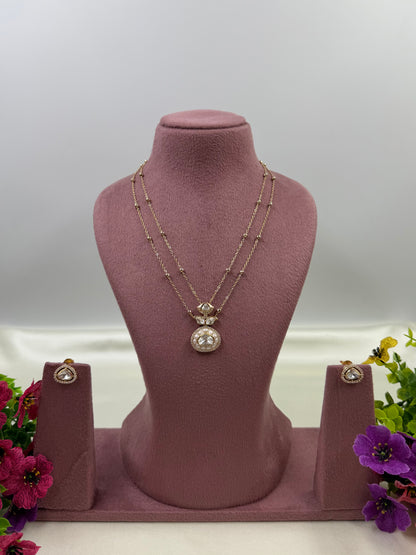 Mayuri Moissanite Chain Pendant