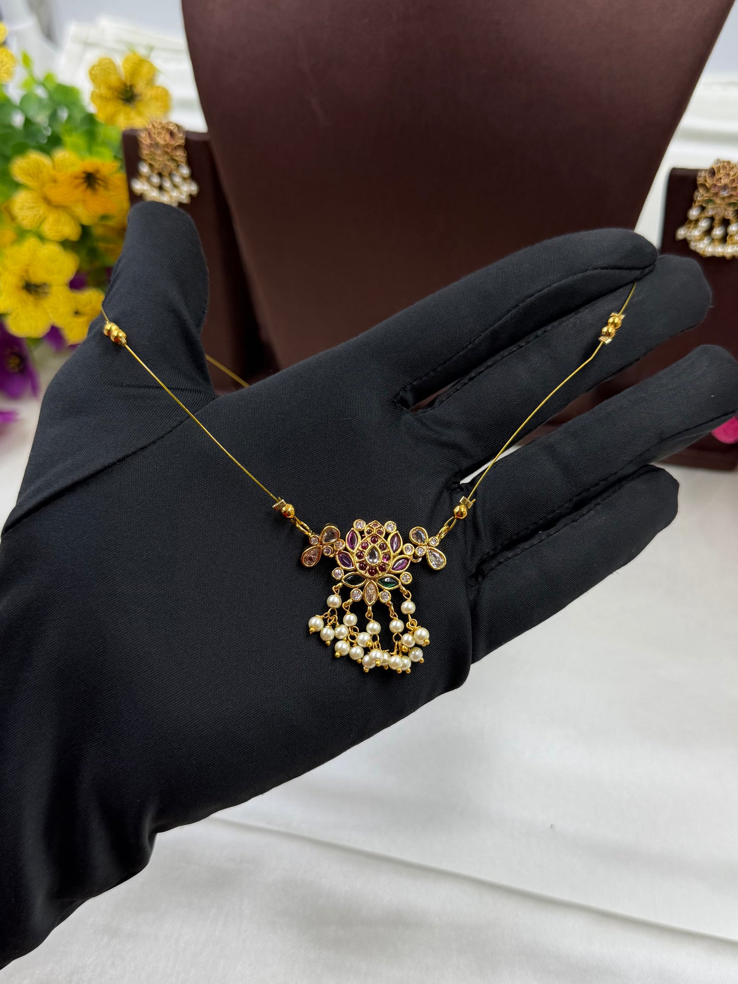 Alisha Invisible Traditional Necklace