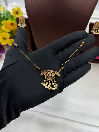 Alisha Invisible Traditional Necklace