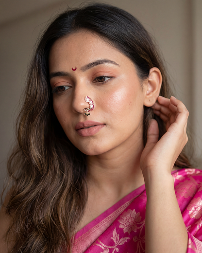 Roshni Moissanite Nose Ring