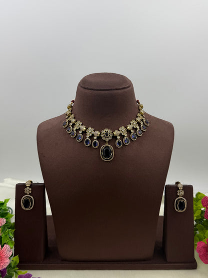 Zia Drop Victorian Necklace Set