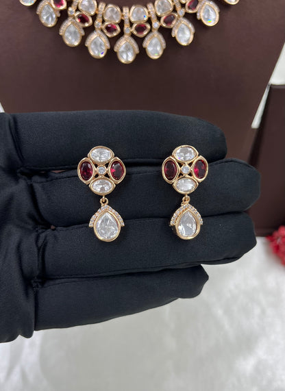 Laurita Moissanite Kundan Necklace