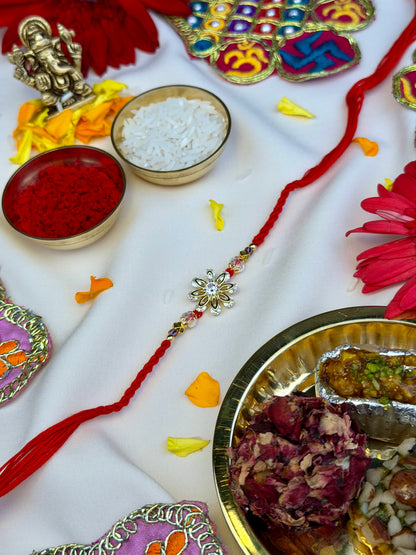 Elegant Floral Rakhi