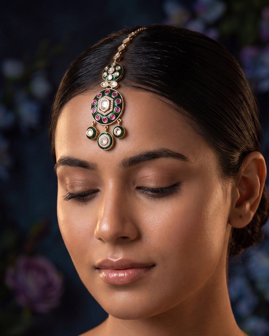 Mandira Moissanite Mang Tika