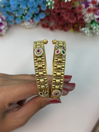 Shivanya Heritage Chorski Bangles (Openable)
