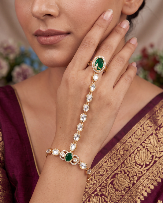 Sneha Moissanite Hath Panja (One Pis)