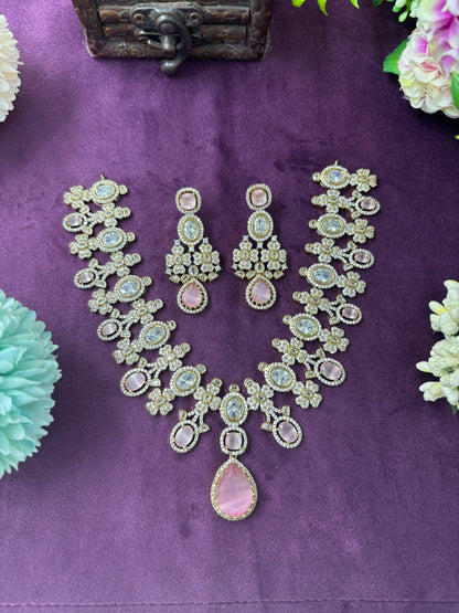 Era Regal Sparkle Victorian Necklace Set.