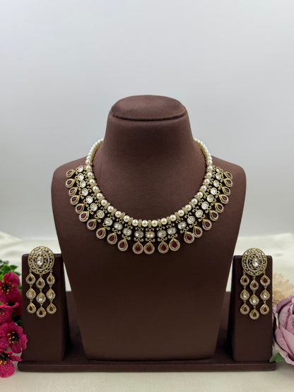 Nidhi Premium Victorian Necklace Set