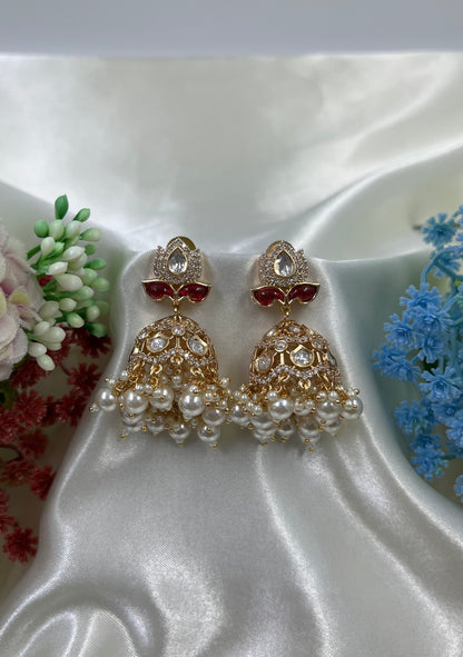 Nitya Moissanite Premium Jumka