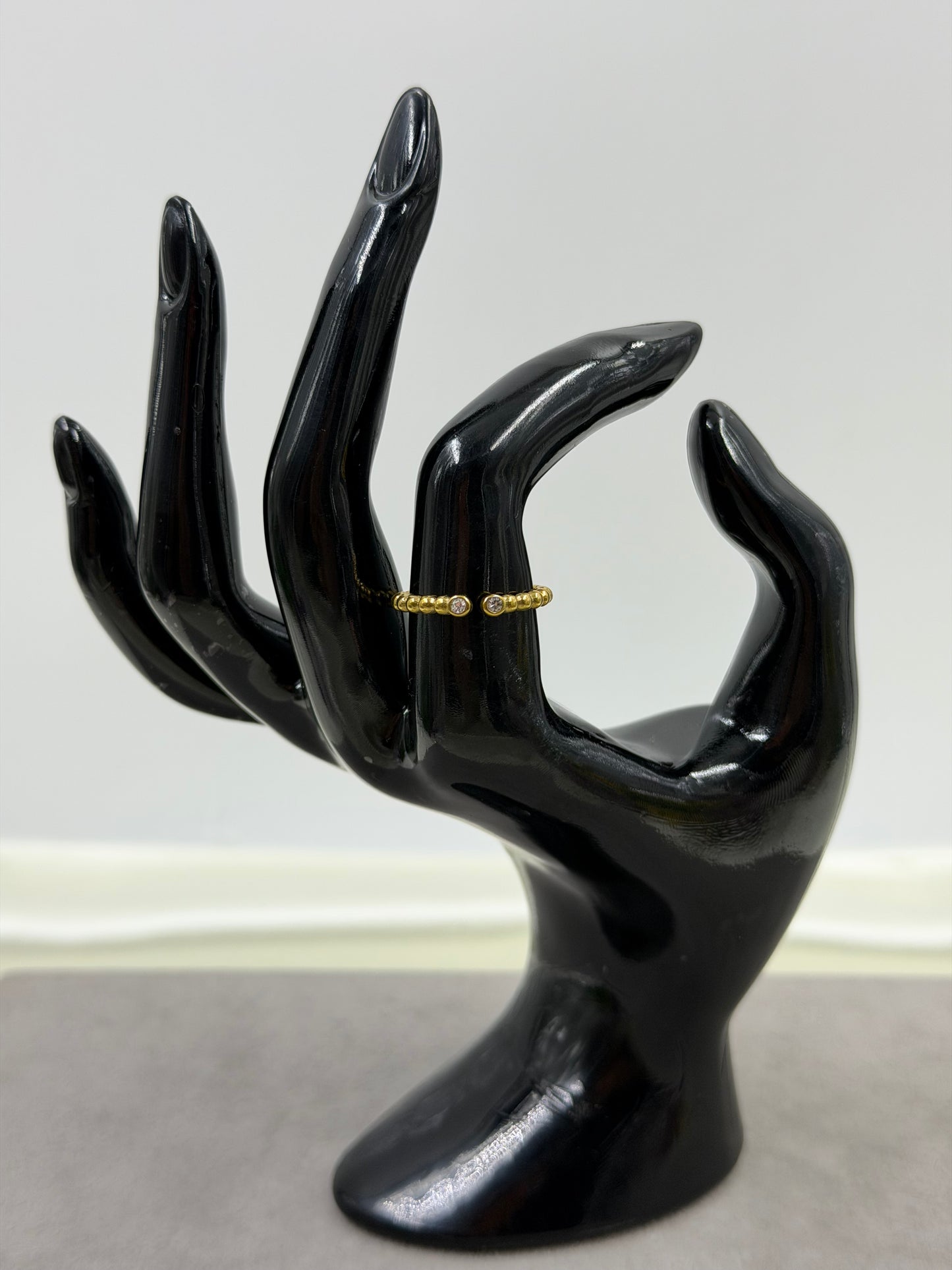 Flora Anti-Tarnish Stainless Steel Ring (Adjustable)