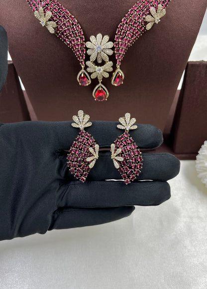 Anita Victorian American Diamond Necklace