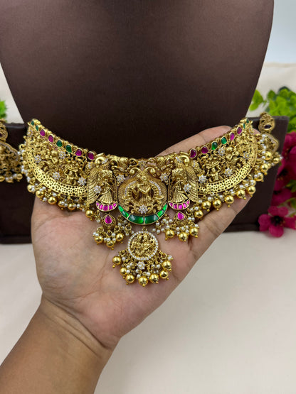Krishna Leela Traditional Choker Necklace Set