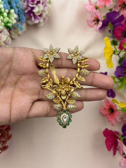 Ruchika Floral Blossom Ring ( Adjustable )