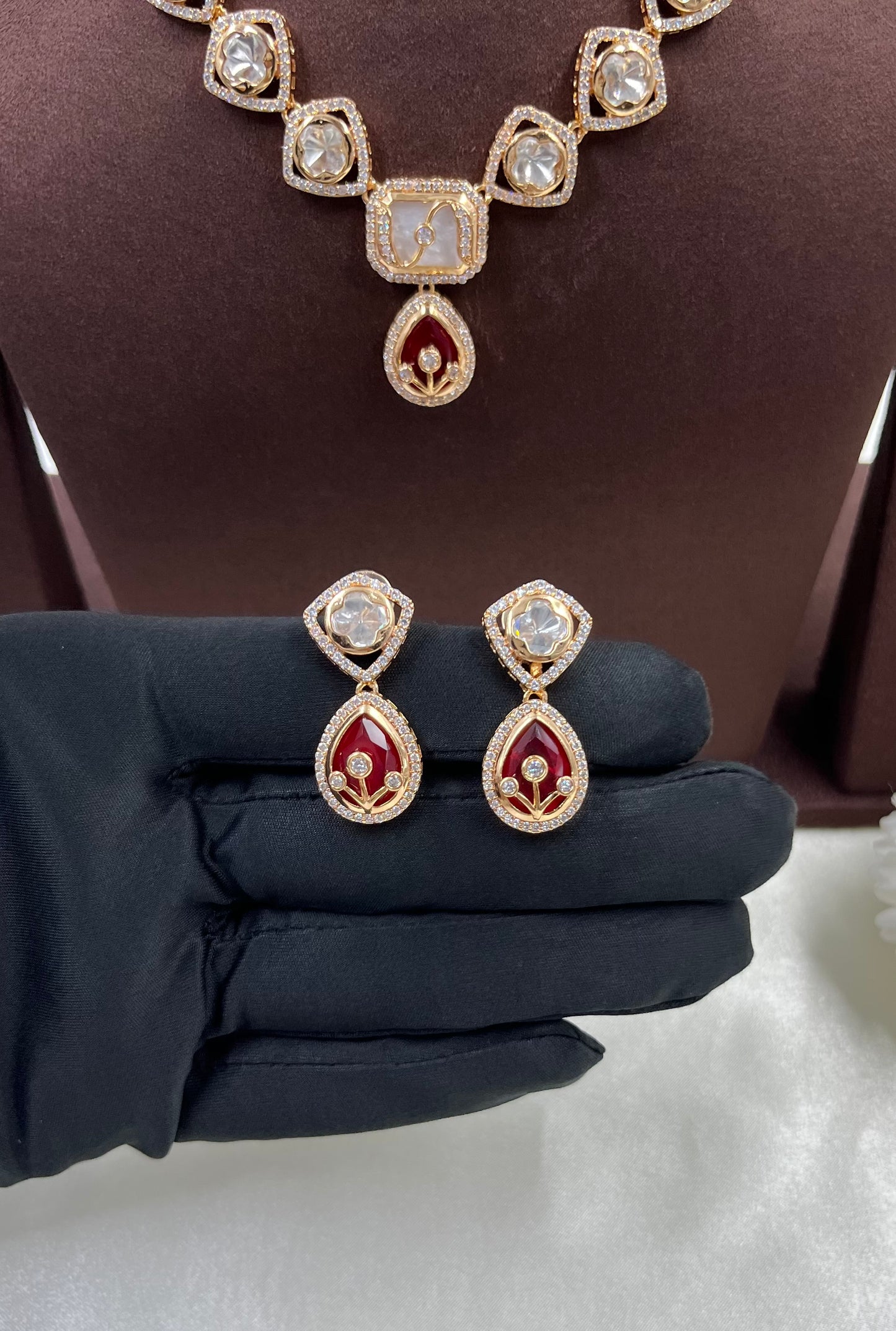 Prajakta Moissanite Delicate Necklace