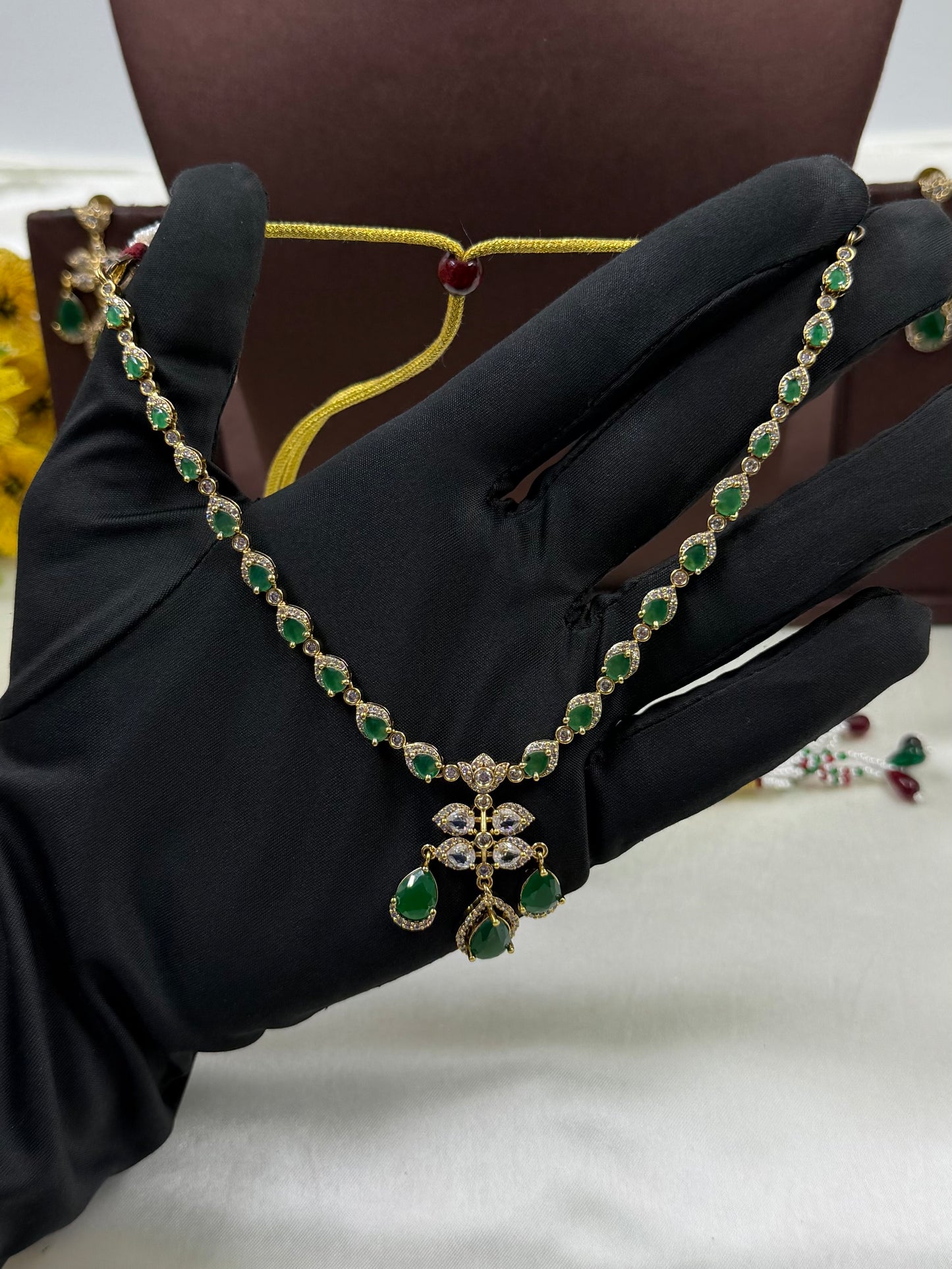 Divya Victorian Delicate Necklace