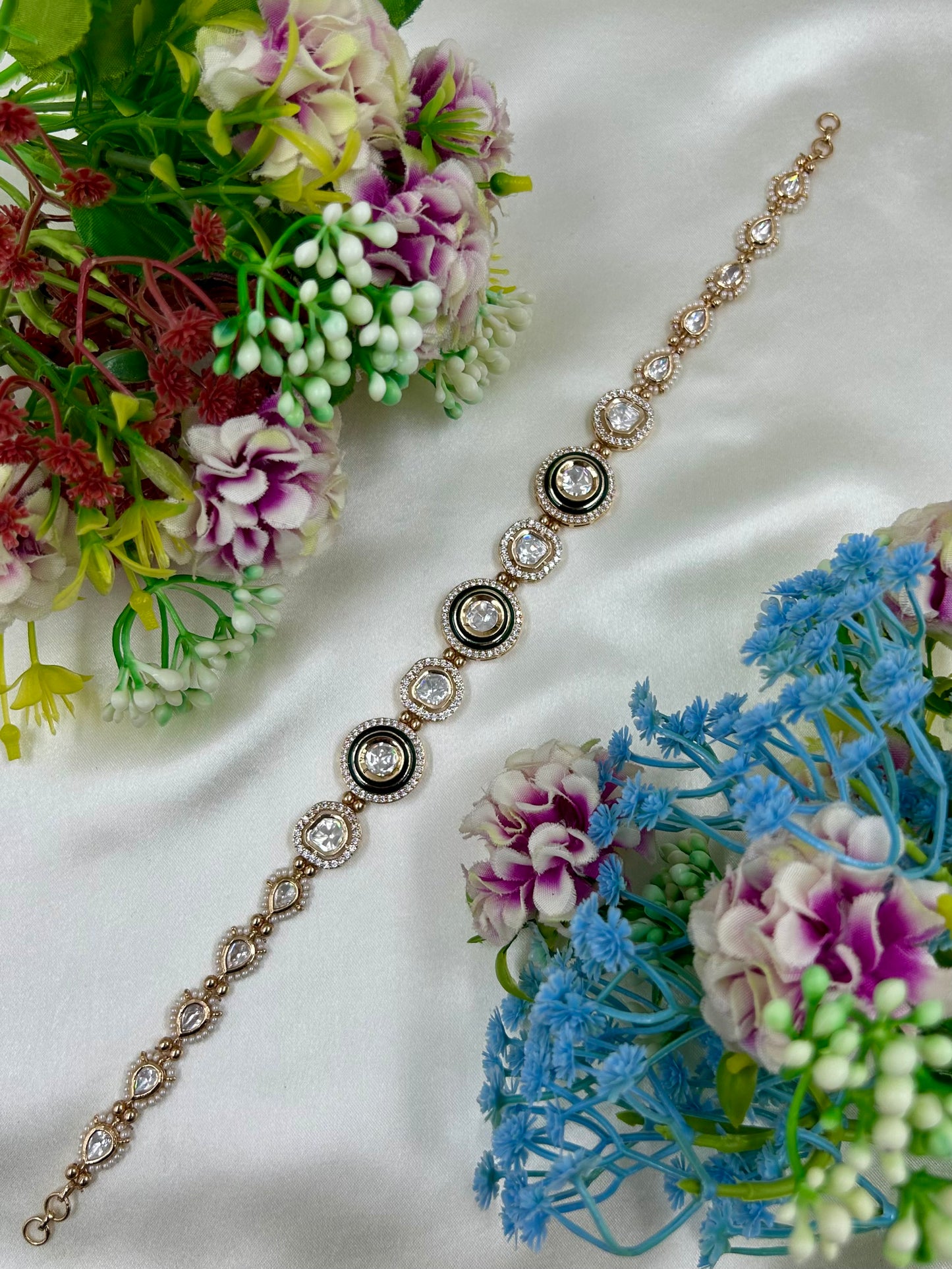 Minal Moissanite Sheesh Patti