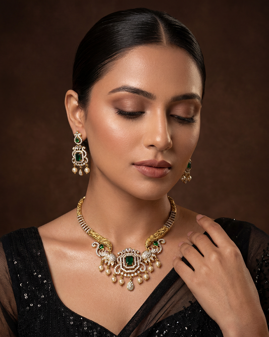 Heer Victorian Traditional Hali Necklace ￼