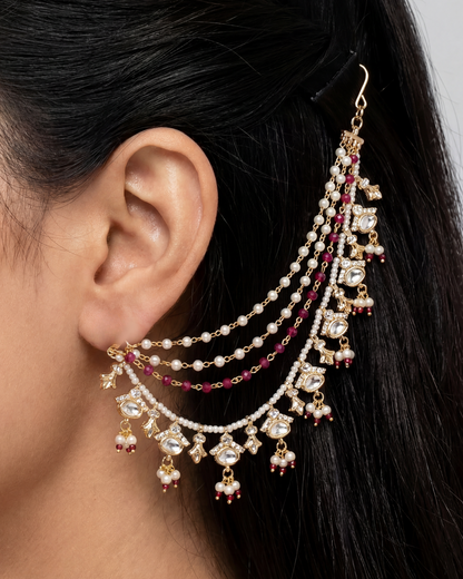 Nidhi Moissanite Earchain