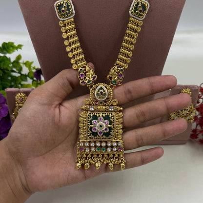 Devika Heritage Long Necklace Set