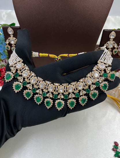 Afrin Premium Moissanite Necklace