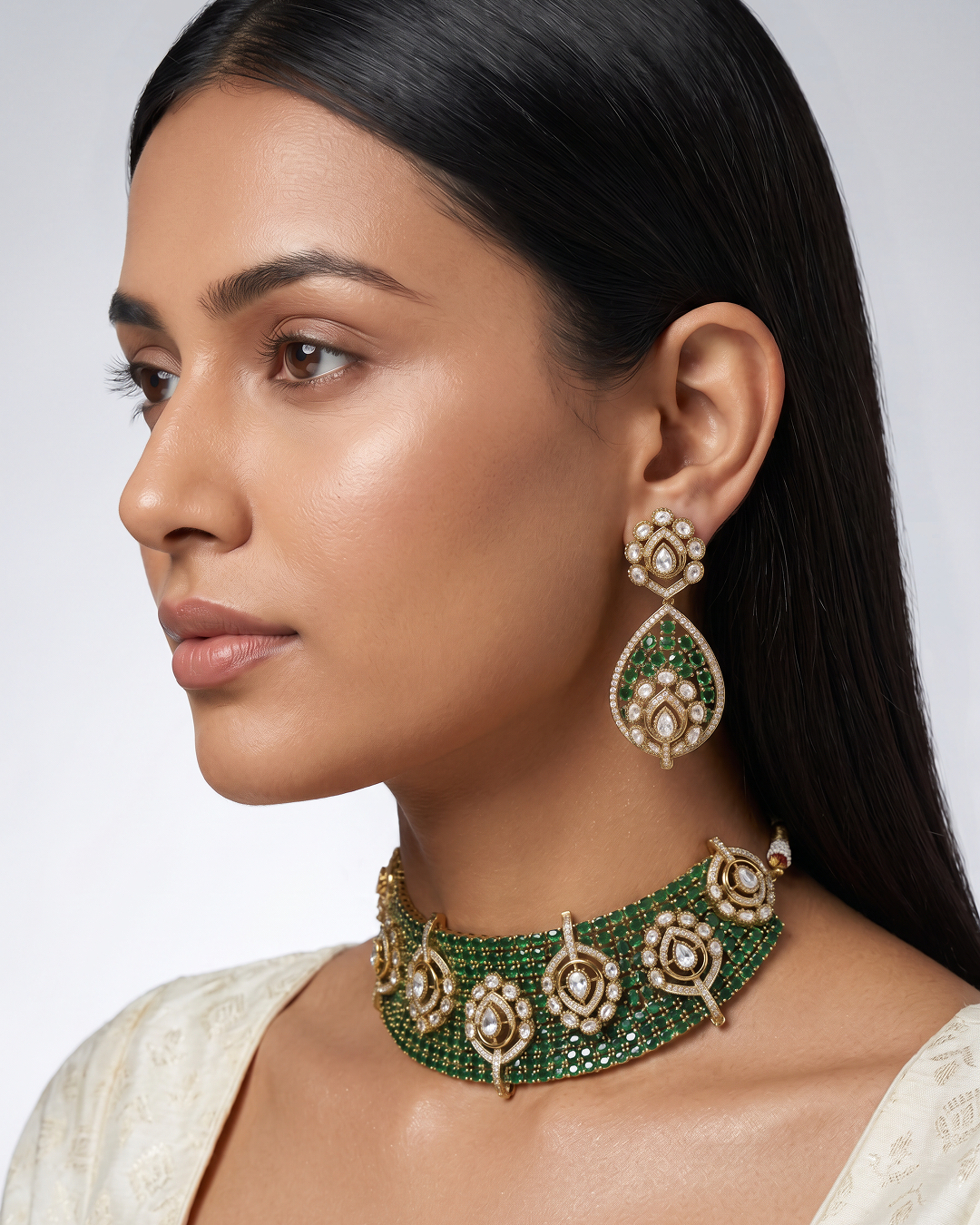 Tata Victorian Choker Necklace Set