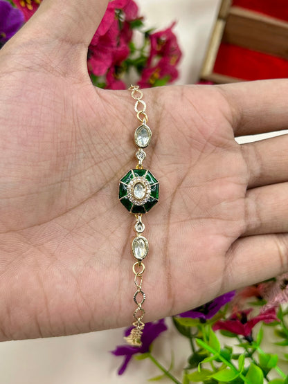 Soni Moissanite Bracelet (Adjustable)