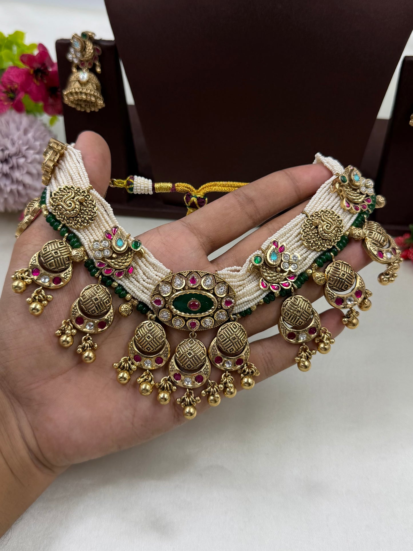 Kavya Heritage Chorski Necklace Set