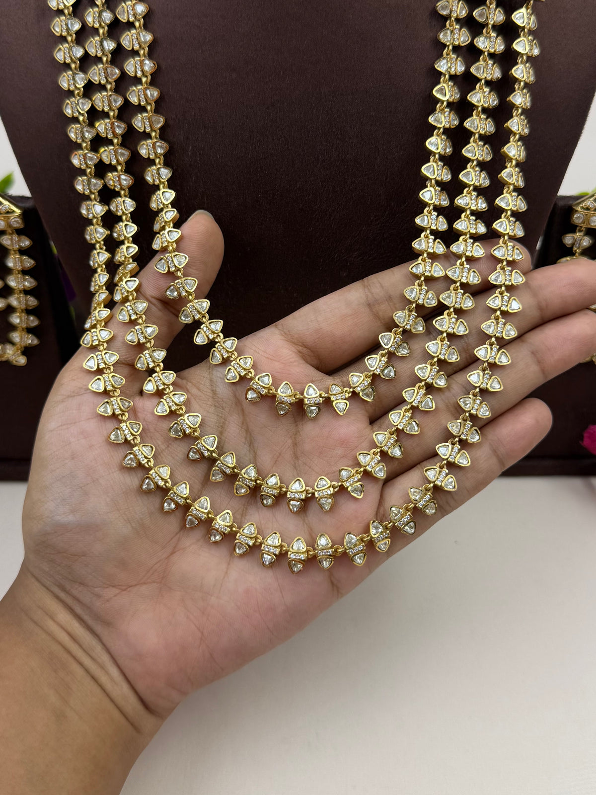 Ruchika Moissanite Necklace Set