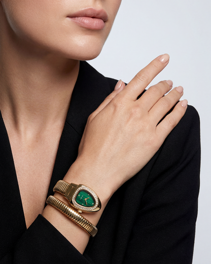 Kavita Sansi Snake Oval Analog Watch