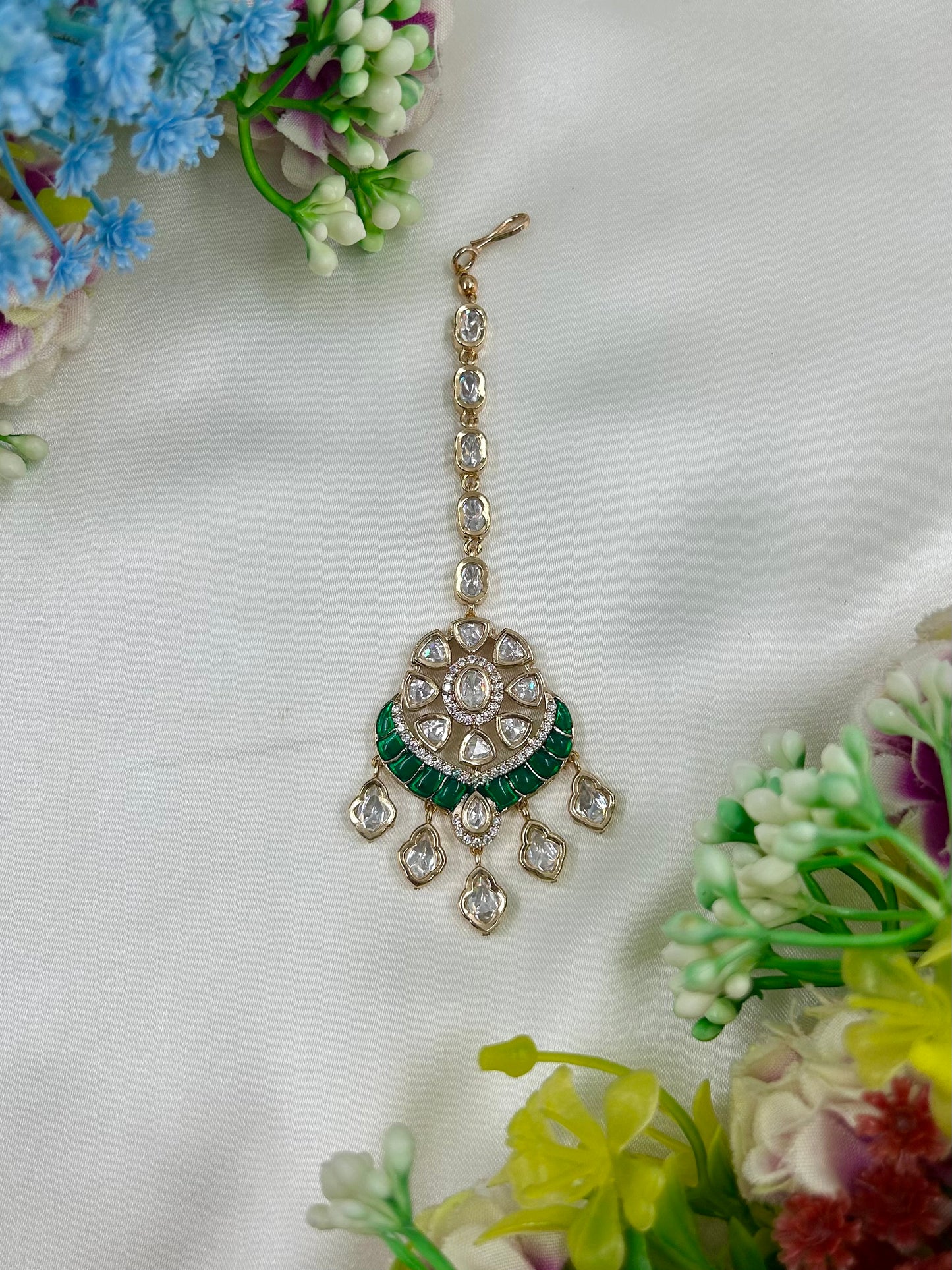 Vidya Moissanite Mang Tika