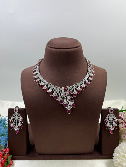 Shreya Premium American Diamond Necklace
