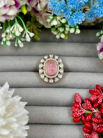 Zayla Moissanite Ring (Adjustable)