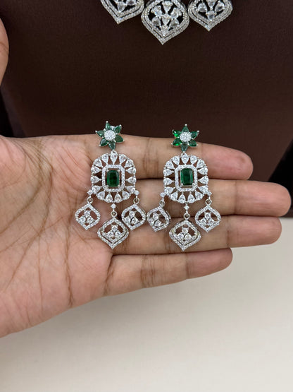 Cynthia American Diamond Necklace Set