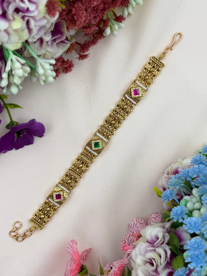 Priyanshi Heritage Chorski Bracelet (Adjustable)