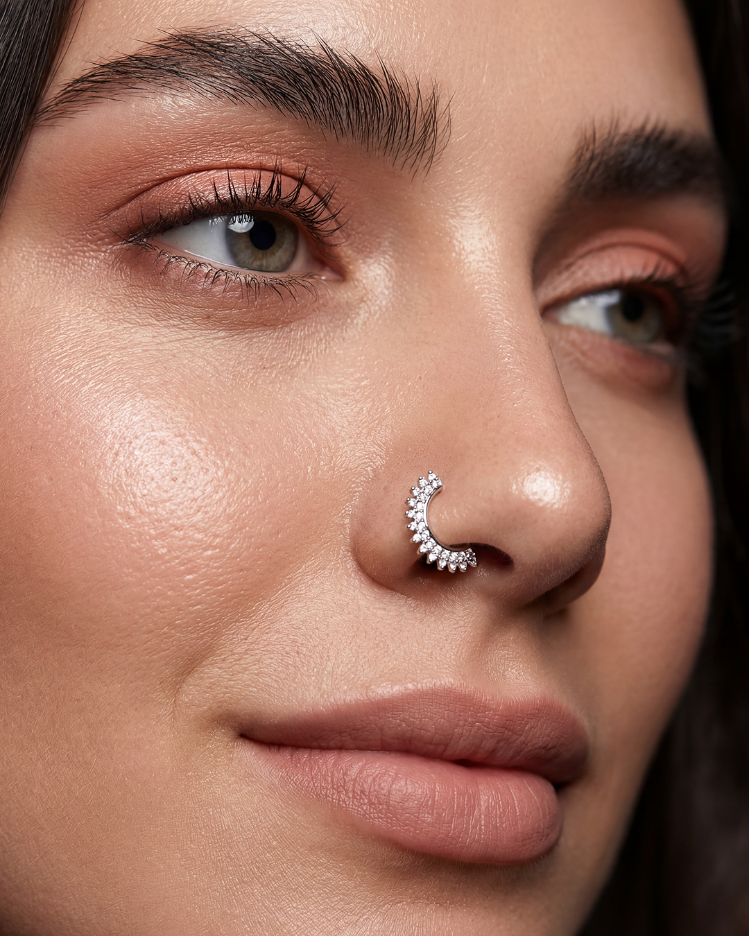 Julie American Diamond Nose Ring
