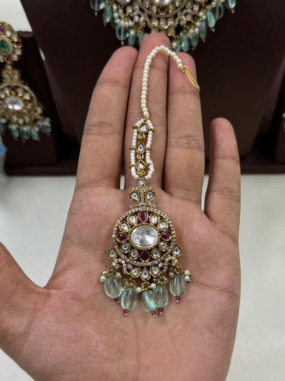 Mukta Jaipuri Kundan Choker Necklace Set