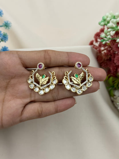 Priya Moissanite Earring