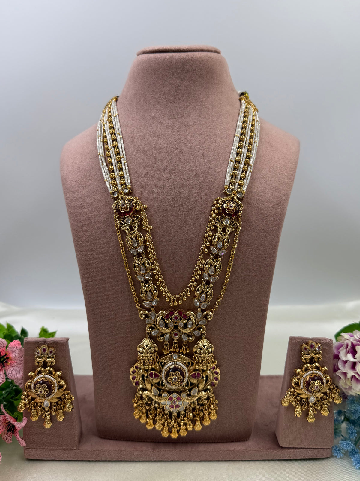 Aarika Heritage Long Necklace Set