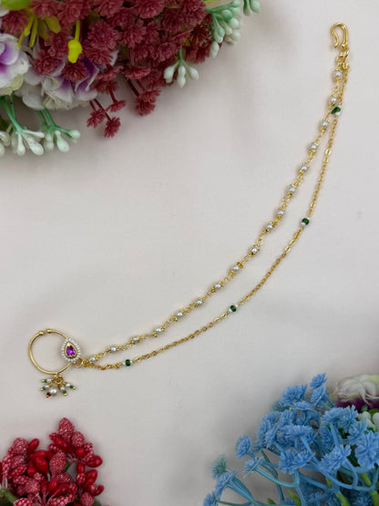 Krishna Traditional Indian Nose Ring