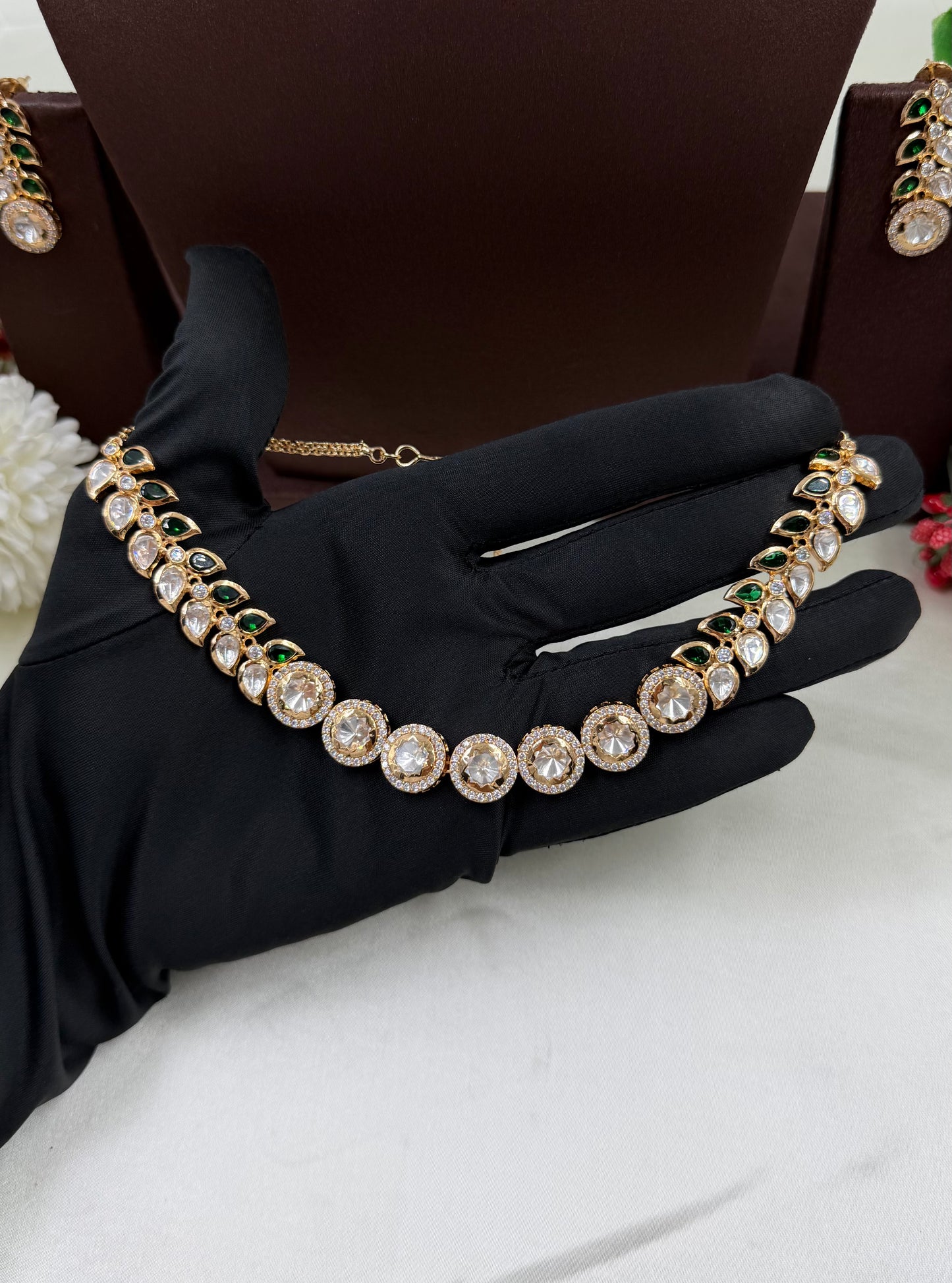 Malvika Moissanite Delicate Necklace