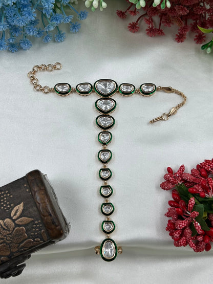 Aadhya Moissanite Hath Panja (One Pis)