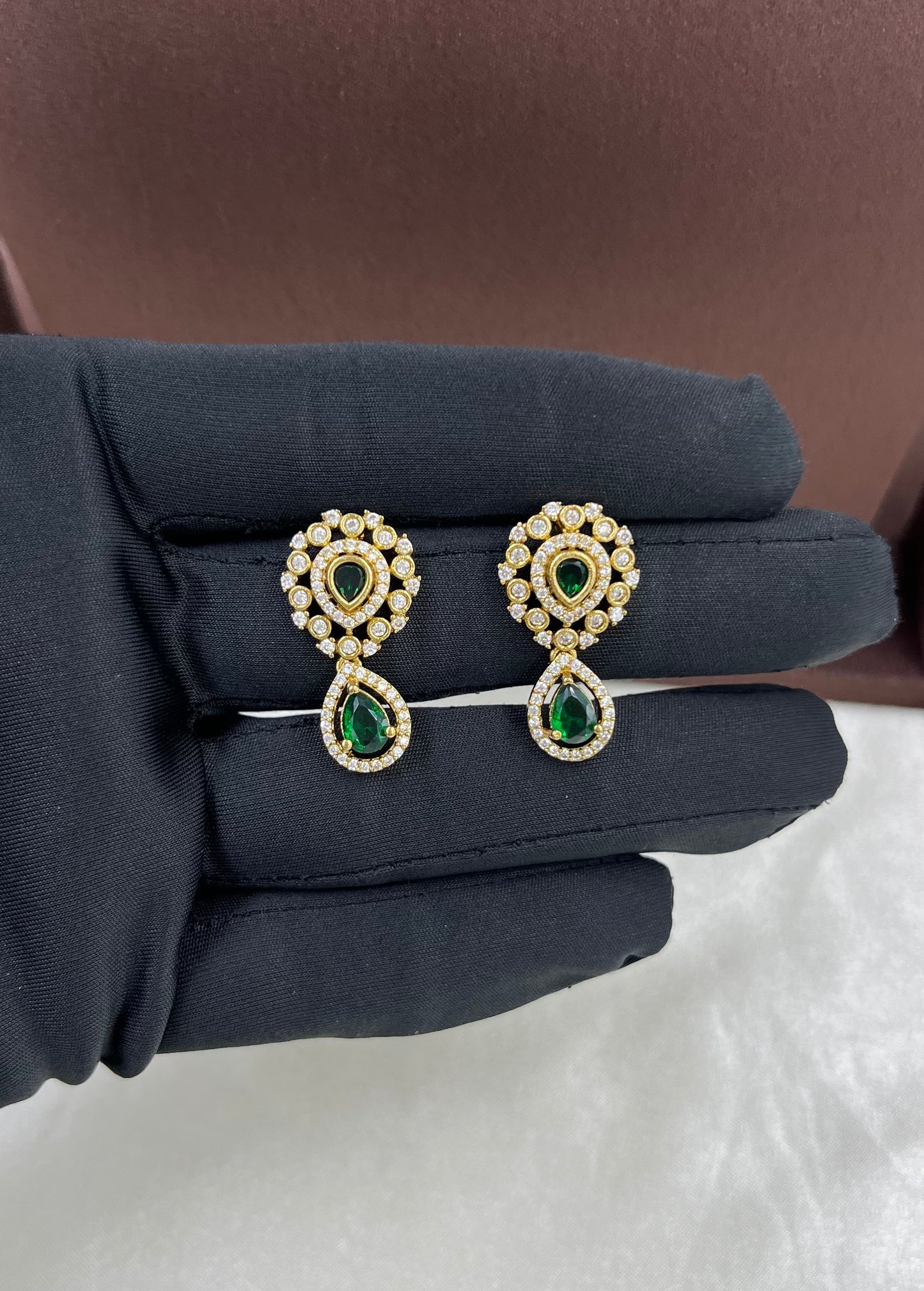 Viva Drop Victorian Necklace Set Small