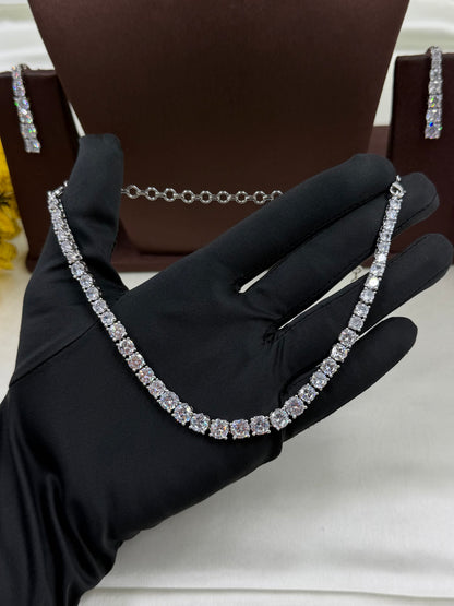 Sophia American Diamond Delicate Necklace
