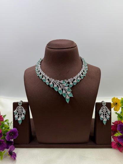 Shreya Premium American Diamond Necklace