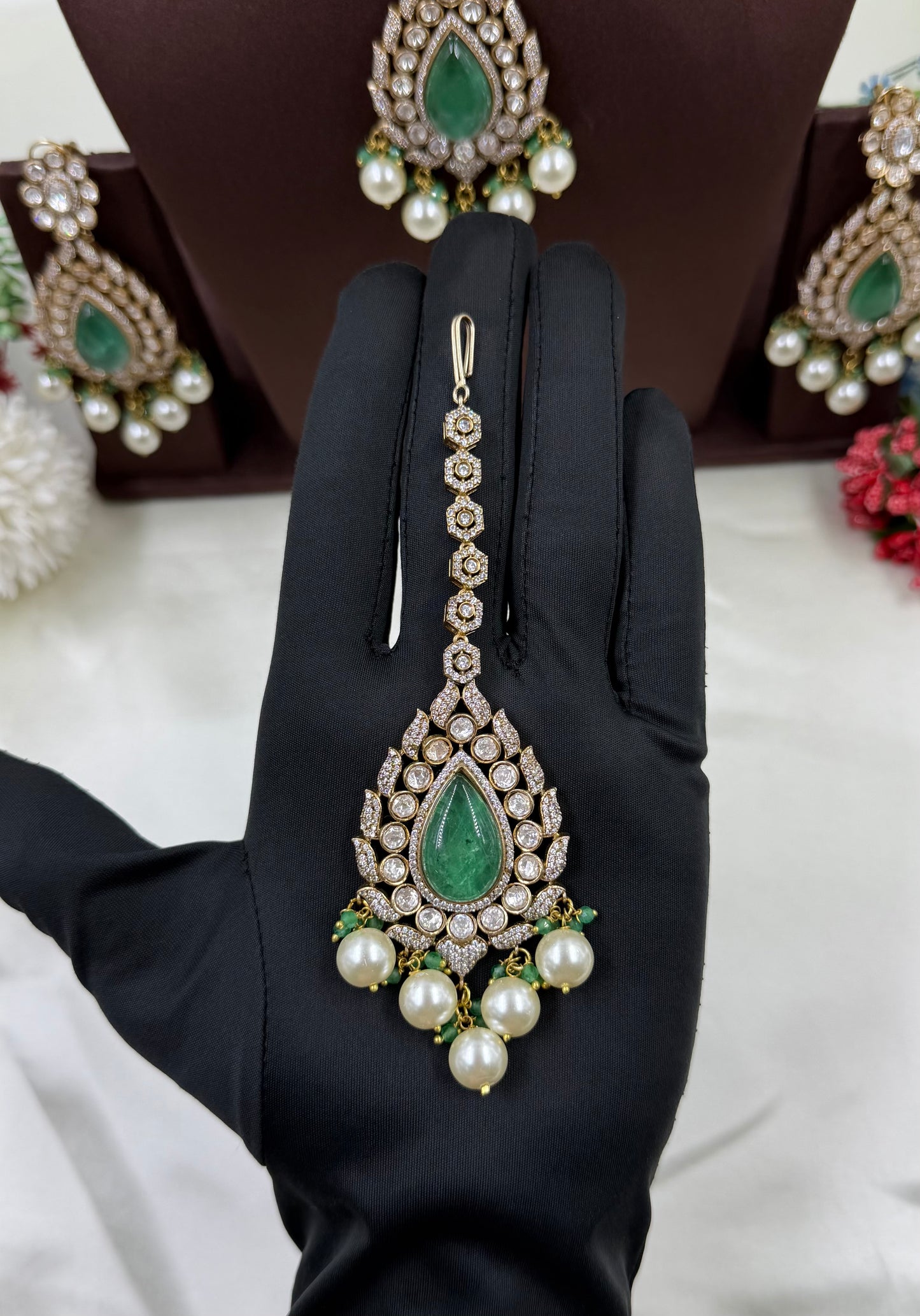 Soniya Jaipuri Kundan Choker Necklace Set